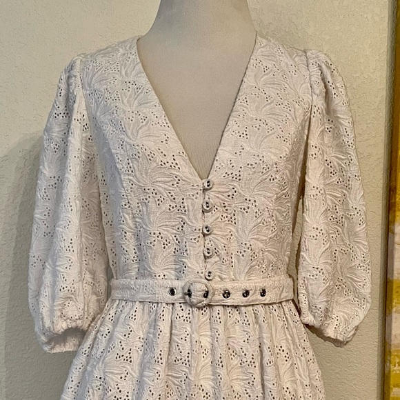 NICHOLAS White Midi Dress - Picture 8 of 16